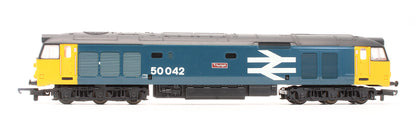 Pre-Owned BR Large Logo Class 50042 'Triumph' Diesel Locomotive - Ex-Set