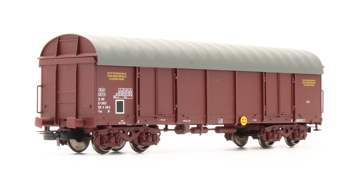 Pre-Owned L224416 SNCF Tarpaulin Bogie Wagon 581 0 158-6