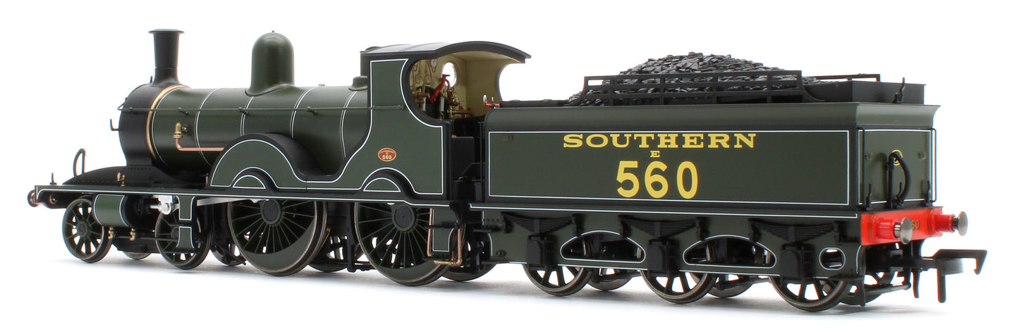 E85024 LSWR Adams T3 560 SR Lined Maunsell Green Steam Locomotive