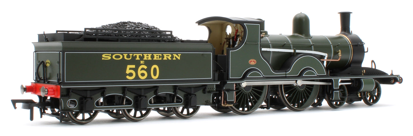 E85024 LSWR Adams T3 560 SR Lined Maunsell Green Steam Locomotive
