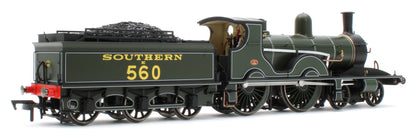 E85024 LSWR Adams T3 560 SR Lined Maunsell Green Steam Locomotive