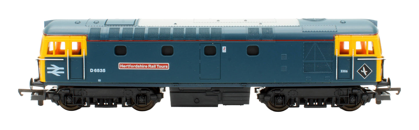 Pre-Owned L204841A6 BR Blue Class 33 33116 'Hertfordshire Railtours' Diesel Locomotive