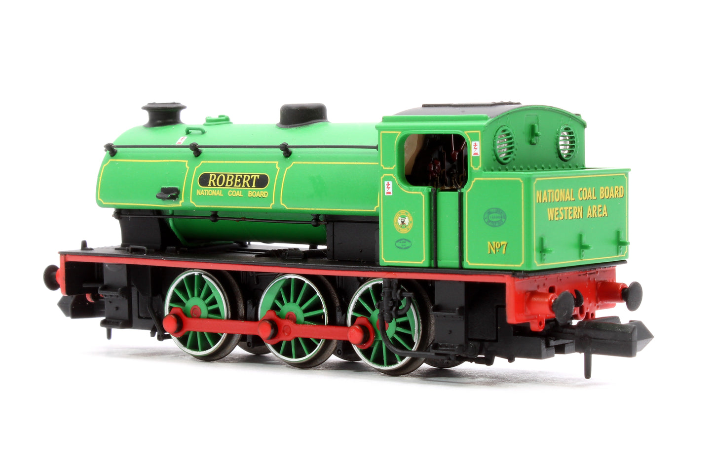 WD Austerity Saddle Tank (J94) 7 'Robert' National Coal Board Lined Green Steam Locomotive