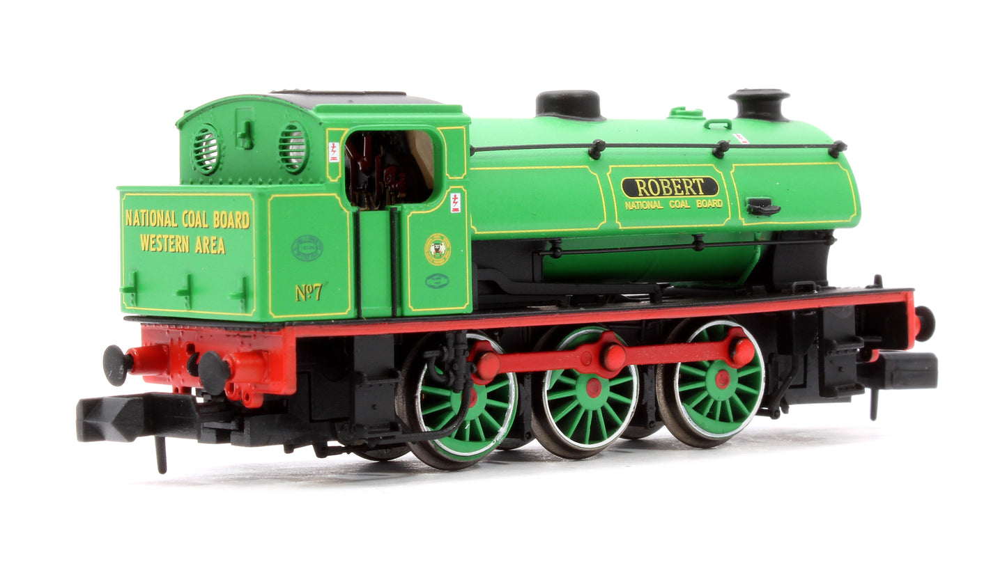 WD Austerity Saddle Tank (J94) 7 'Robert' National Coal Board Lined Green Steam Locomotive