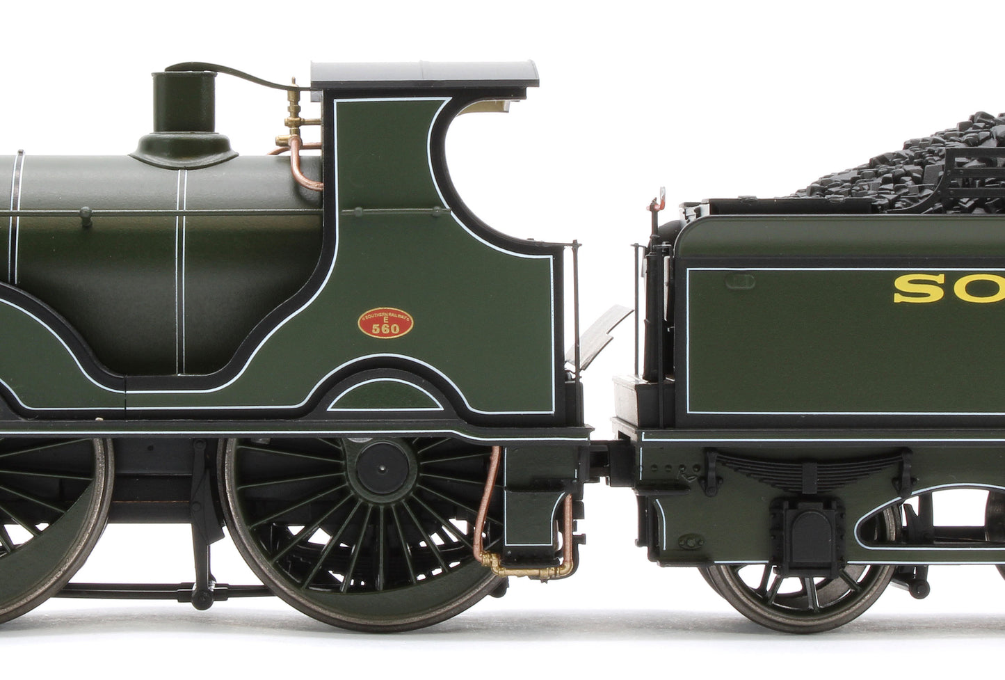 E85024 LSWR Adams T3 560 SR Lined Maunsell Green Steam Locomotive