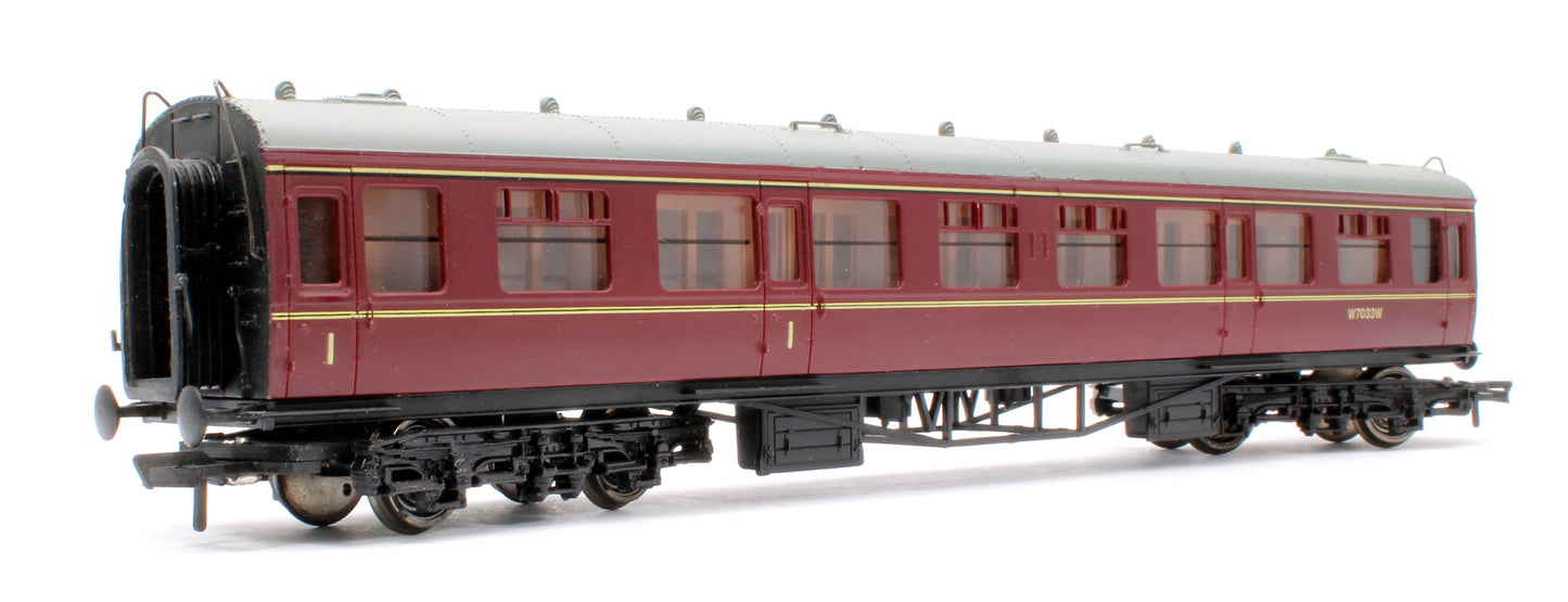Pre-Owned BR Maroon 1st/2nc Class Collett Coach No.W7033W