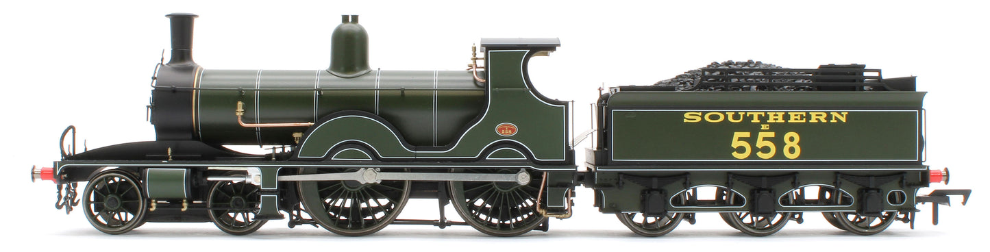 E85025 LSWR Adams T3 558 SR Lined Maunsell Green Steam Locomotive