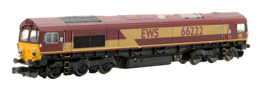 Pre-Owned ND-109 EWS Maroon Class 66 66222 Diesel Locomotive