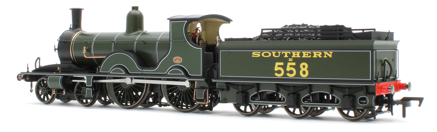 E85025 LSWR Adams T3 558 SR Lined Maunsell Green Steam Locomotive
