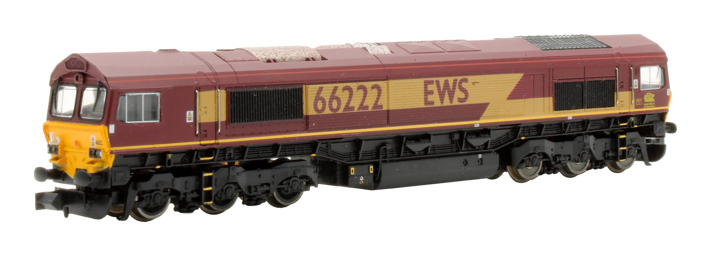 Pre-Owned ND-109 EWS Maroon Class 66 66225 Diesel Locomotive