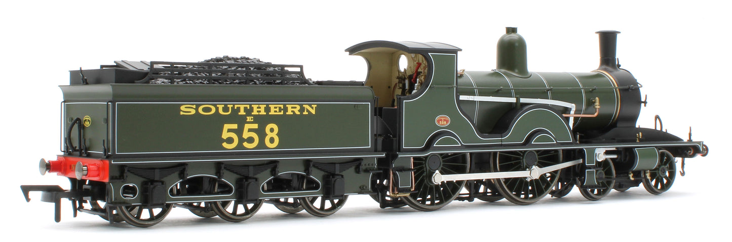 E85025 LSWR Adams T3 558 SR Lined Maunsell Green Steam Locomotive