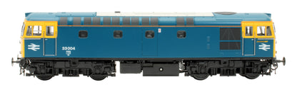 Pre-Owned 3313 Class 33 33004 BR Blue Full Yellow Ends Diesel Locomotive