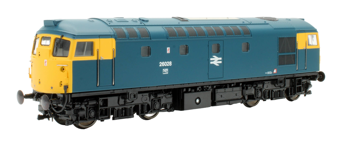 Pre-Owned 26101 Class 26 26028 BR Blue Full Yellow Ends Diesel Locomotive