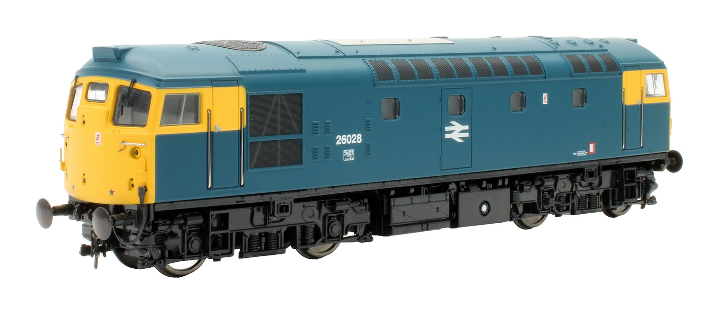 Pre-Owned 26101 Class 26 26028 BR Blue Full Yellow Ends Diesel Locomotive
