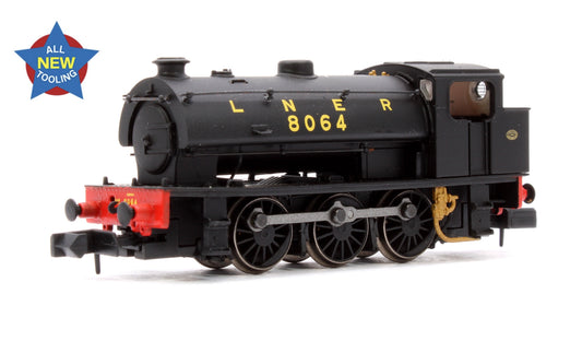Pre-Owned E85507 WD Austerity (J94) Saddle Tank 8064 LNER Black (LNER Revised) Steam Locomotive - DCC Fitted