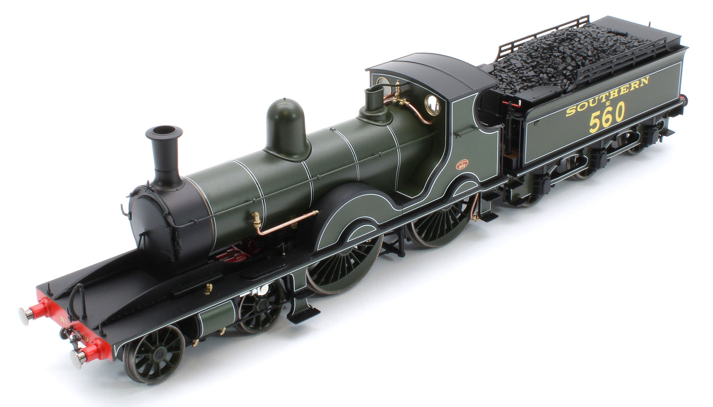 E85024 LSWR Adams T3 560 SR Lined Maunsell Green Steam Locomotive