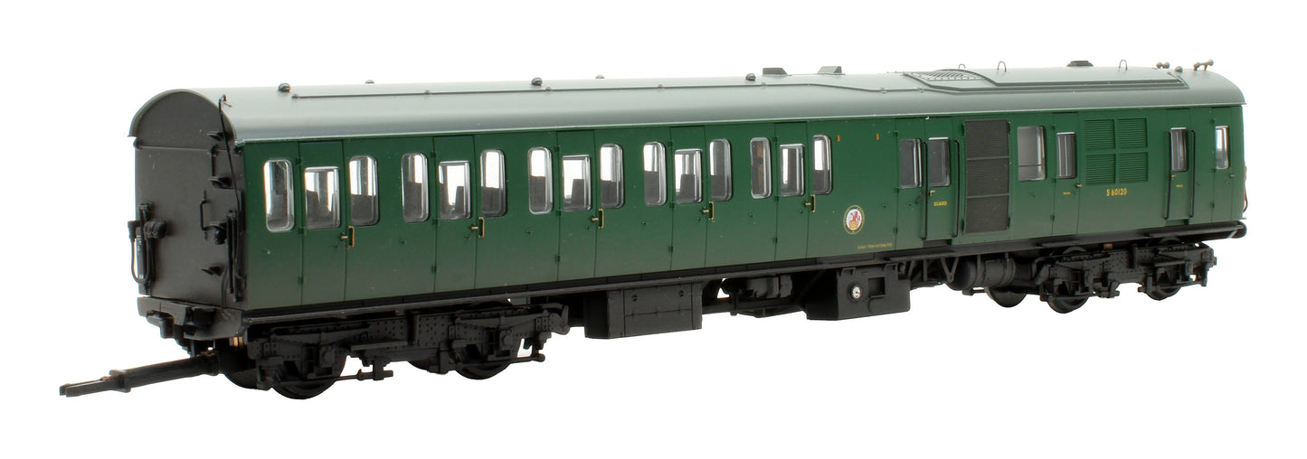 Pre-Owned 31-236A Class 205 2H Thumper Two Car DEMU BR Green Small Yellow Panel - Weathered (Exclusive Edition)