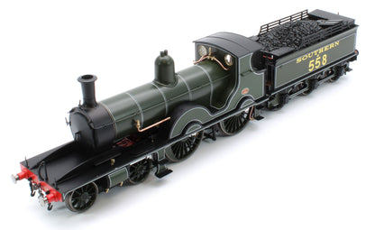 E85025 LSWR Adams T3 558 SR Lined Maunsell Green Steam Locomotive