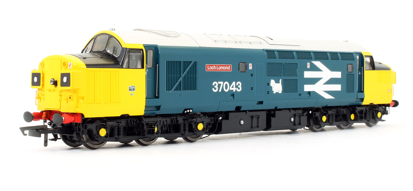 Pre-Owned Class 37/0 37043 "Loch Lomond" BR Large Logo Blue Diesel Locomotive (DCC Sound Fitted)