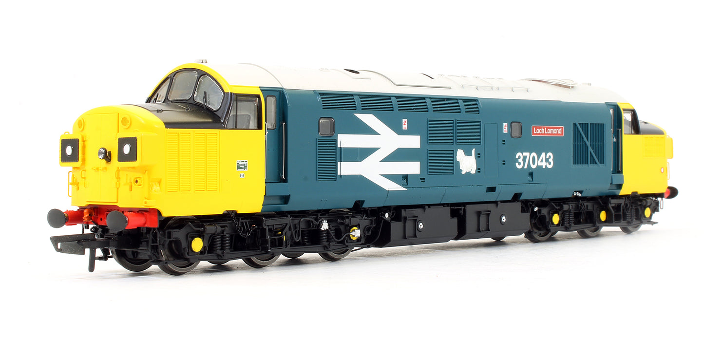 Pre-Owned Class 37/0 37043 "Loch Lomond" BR Large Logo Blue Diesel Locomotive (DCC Sound Fitted)