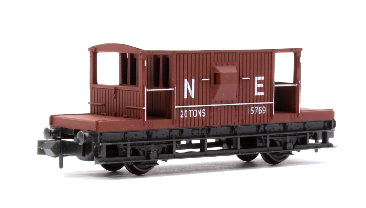 Brake Van, NE bauxite, 15ft Wheelbase No.157691