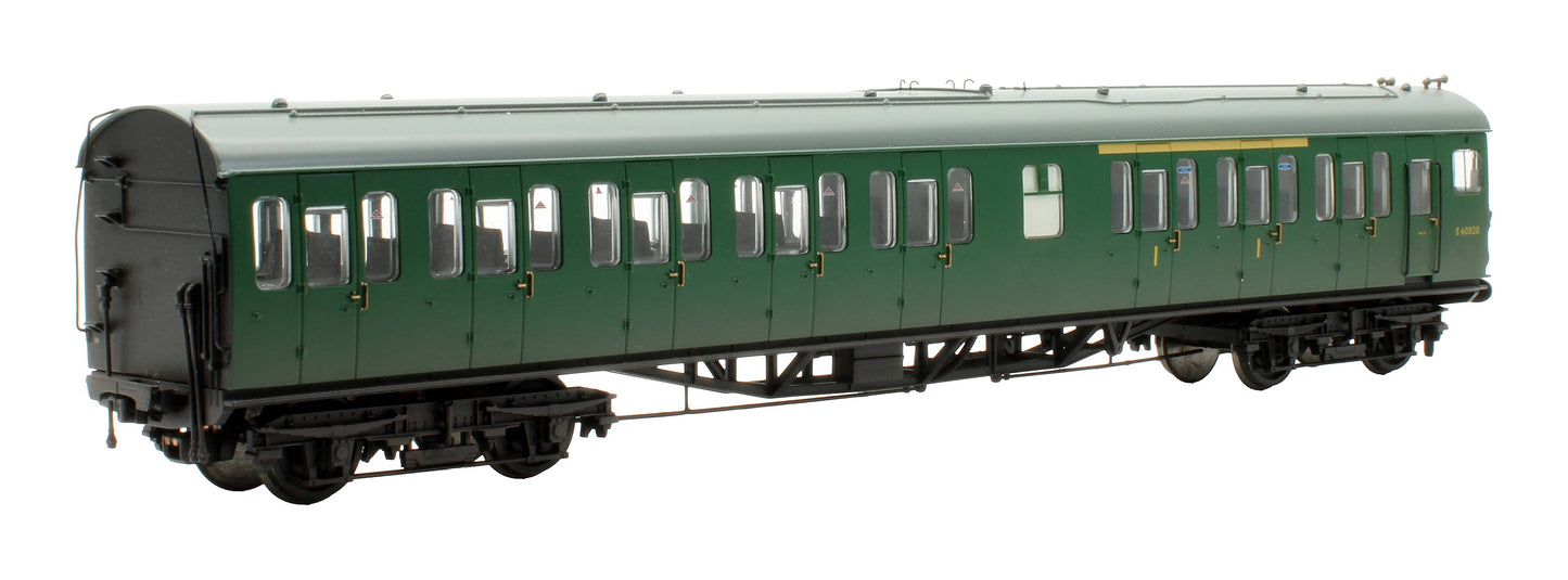Pre-Owned 31-236A Class 205 2H Thumper Two Car DEMU BR Green Small Yellow Panel - Weathered (Exclusive Edition)