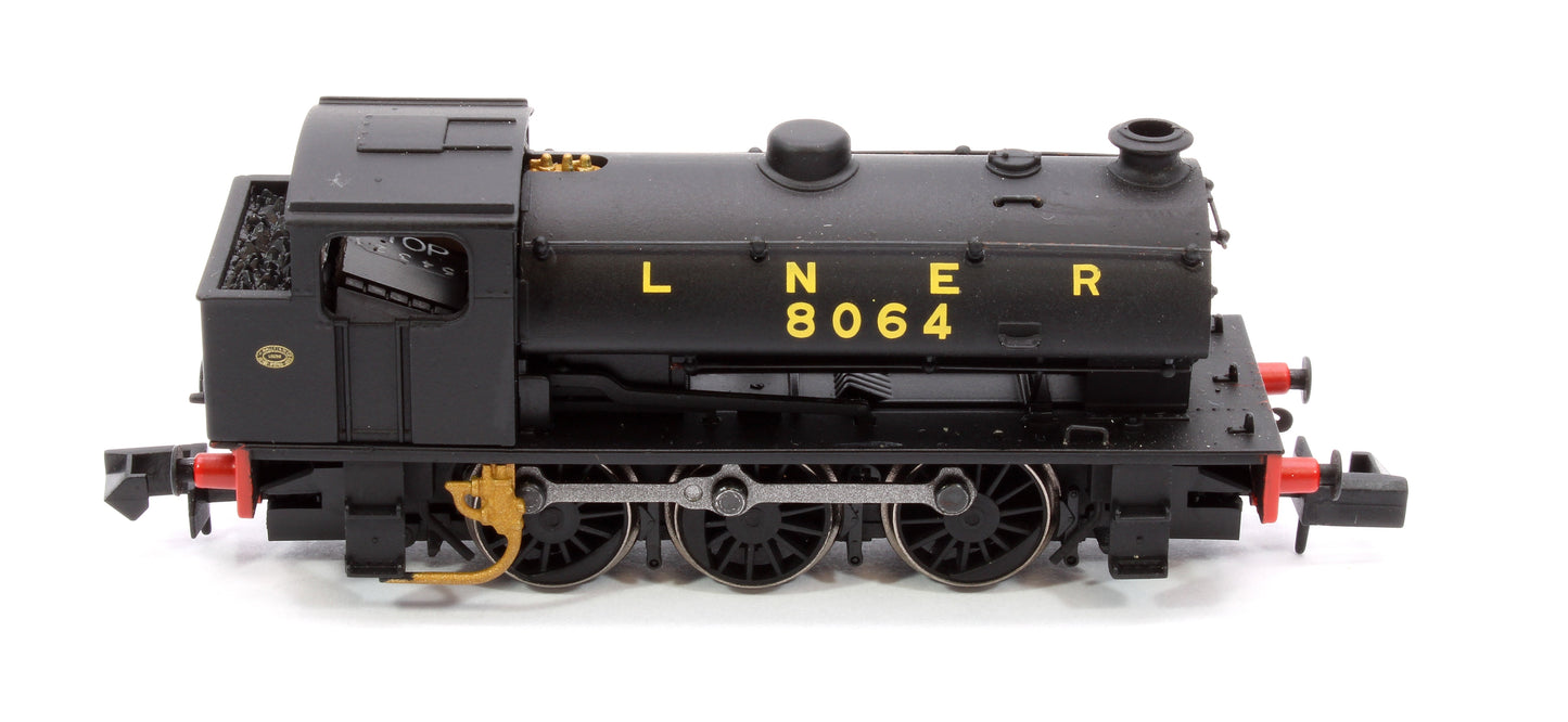 Pre-Owned E85507 WD Austerity (J94) Saddle Tank 8064 LNER Black (LNER Revised) Steam Locomotive - DCC Fitted