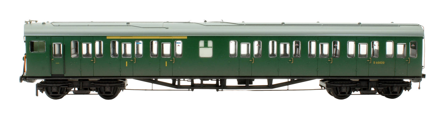 Pre-Owned 31-236A Class 205 2H Thumper Two Car DEMU BR Green Small Yellow Panel - Weathered (Exclusive Edition)