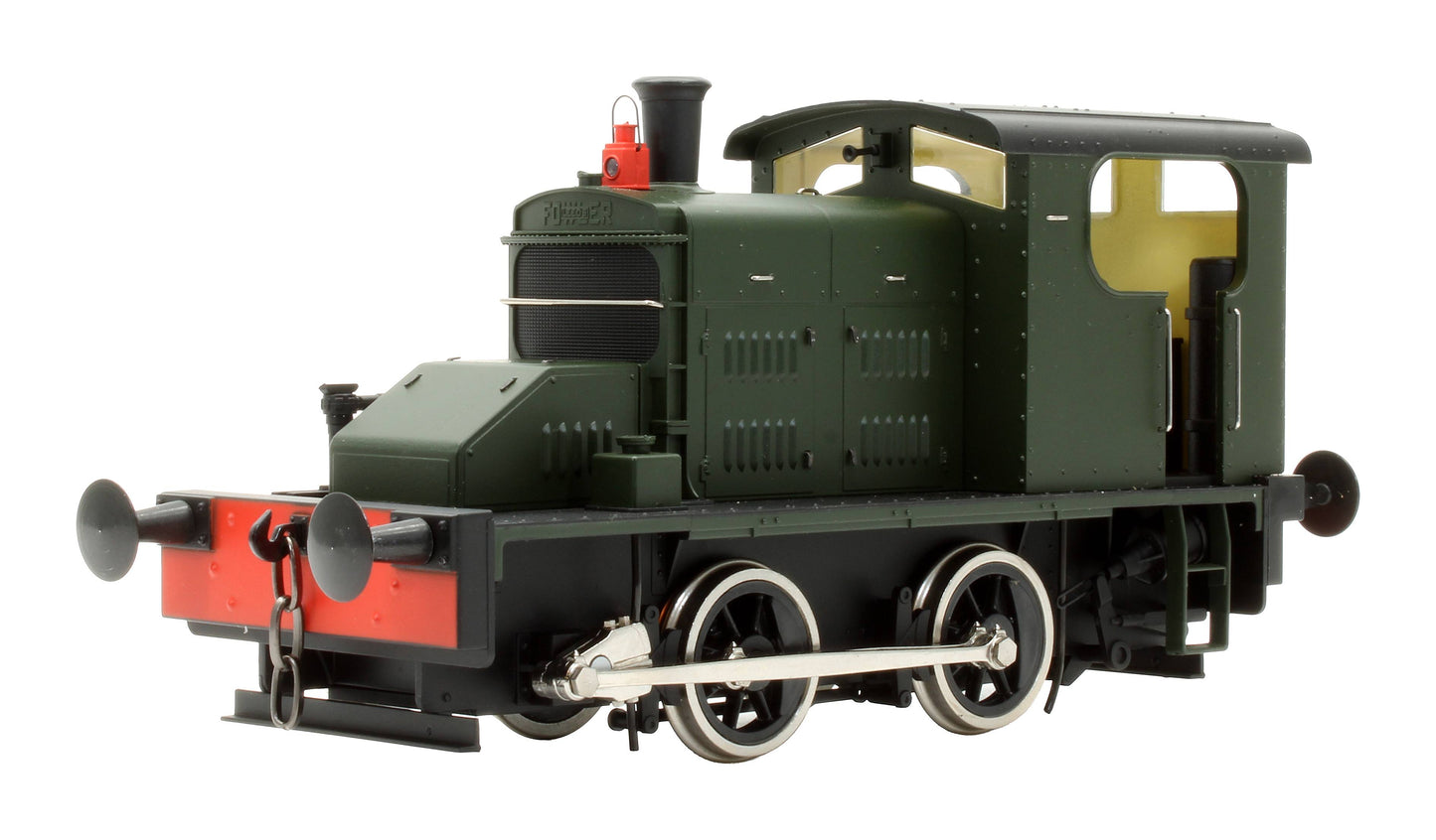 Pre-Owned IOD-UGR Fowler 0-4-0 Unlined Green Diesel Mechanical Locomotive
