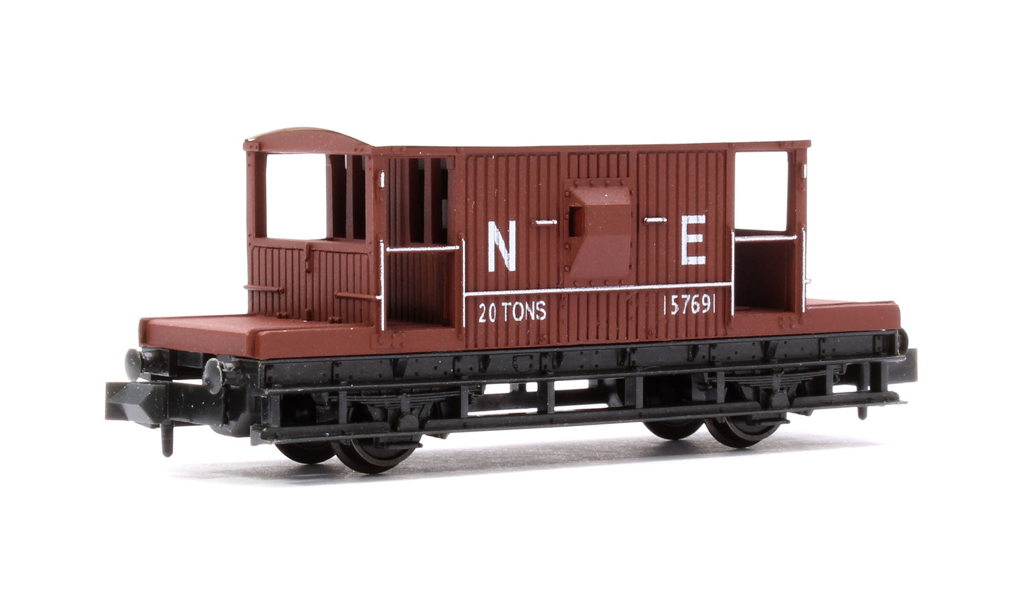 Brake Van, NE bauxite, 15ft Wheelbase No.157691