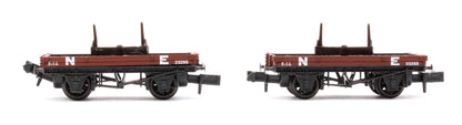 Pre-Owned NR39E NR-39E NE Bauxite Bolster Wagon 10ft Wheelbase No.23255
