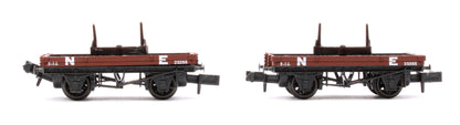 NR39E NE Bauxite Bolster Wagon 10ft Wheelbase No.23255