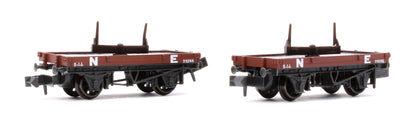 NR39E NE Bauxite Bolster Wagon 10ft Wheelbase No.23255