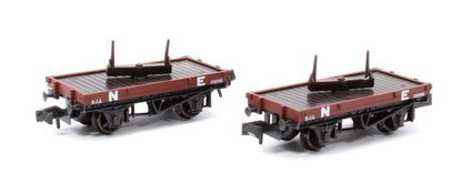 Pre-Owned NR39E NR-39E NE Bauxite Bolster Wagon 10ft Wheelbase No.23255