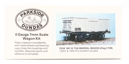 Pre-Owned PS30 BR 16 Ton Mineral Wagon (Diag.1/108) - Unbuilt Kit