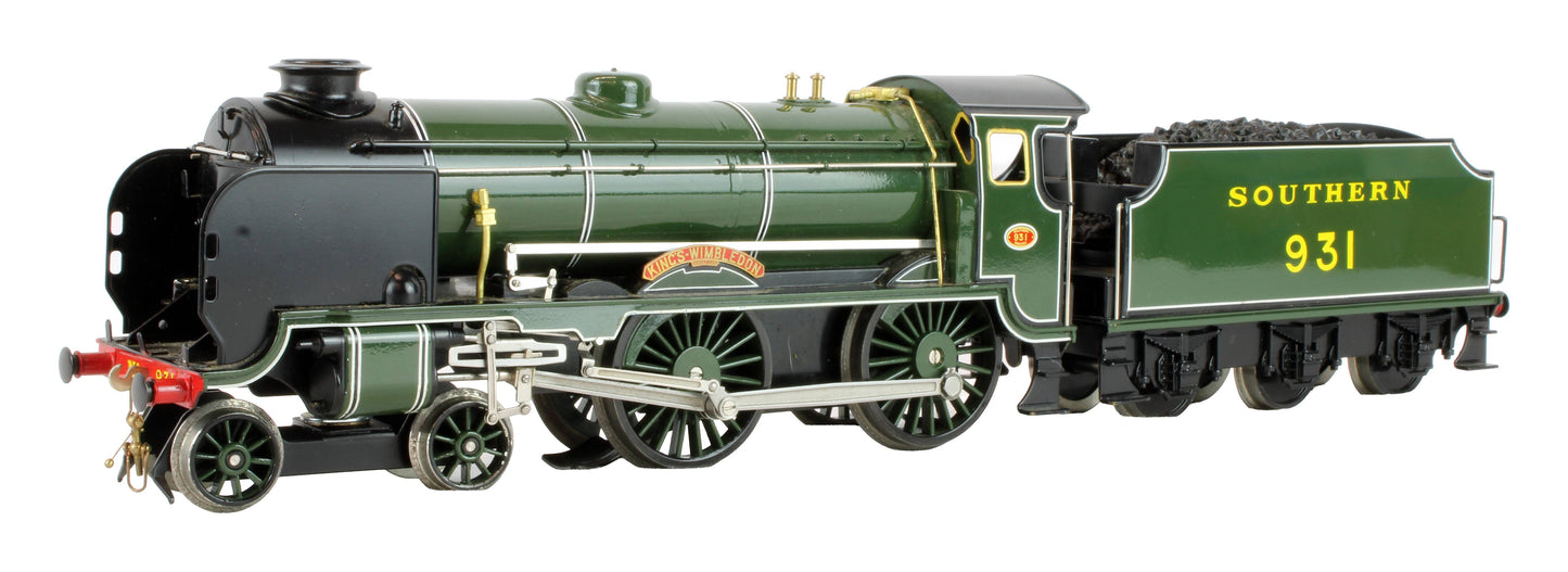 Pre-Owned E10 Maunsell Lined Olive Green Schools Class 4-4-0 931 'King's Wimbledon Steam Loco
