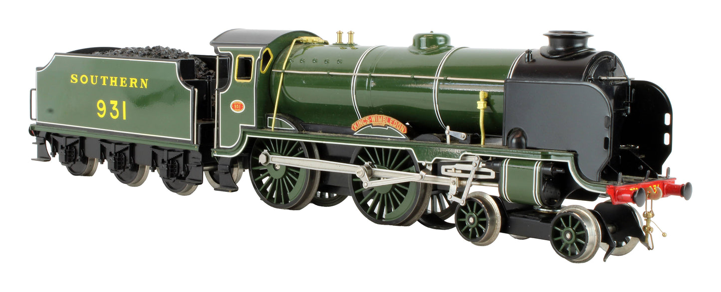 Pre-Owned E10 Maunsell Lined Olive Green Schools Class 4-4-0 931 'King's Wimbledon Steam Loco