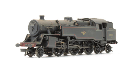 Pre-Owned BR Black Lined late Crest 4MT Standard Tank '80038' Steam Locomotive - Weathered