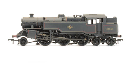 Pre-Owned BR Black Lined late Crest 4MT Standard Tank '80038' Steam Locomotive - Weathered