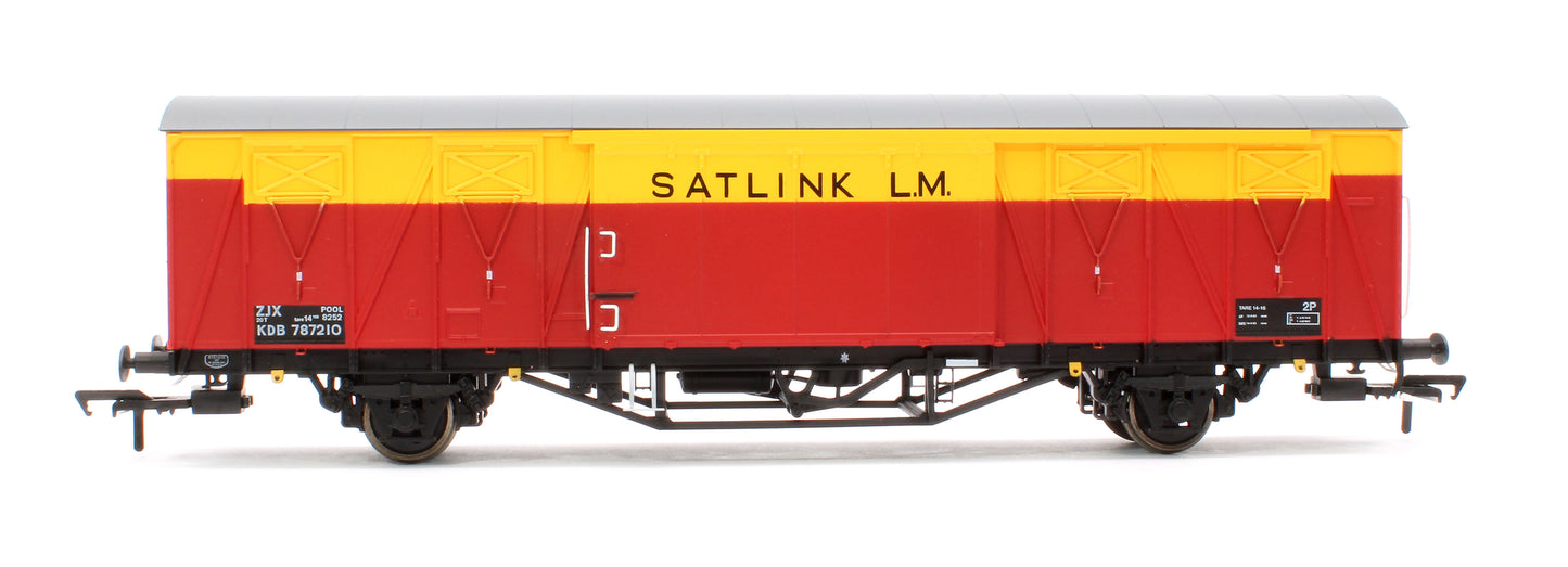 20T VIX Ferry Van , ZJX, No.KDB787210, Satlink Red/Yellow