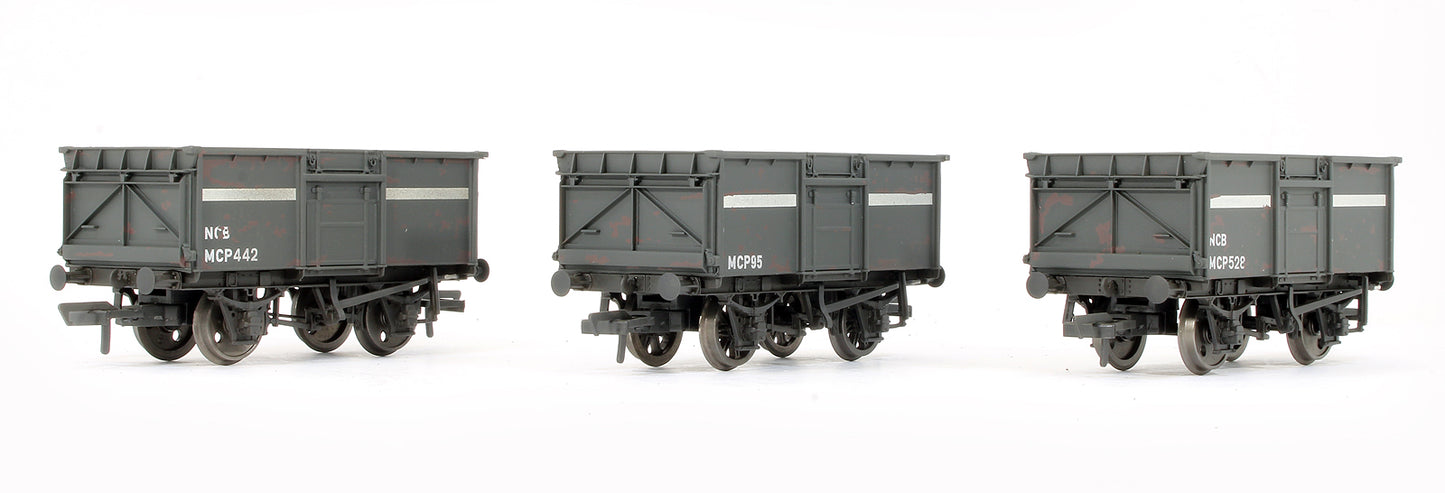 Pre-Owned 37-236 Set Of 3 NCB Mineral Wagons (Weathered)