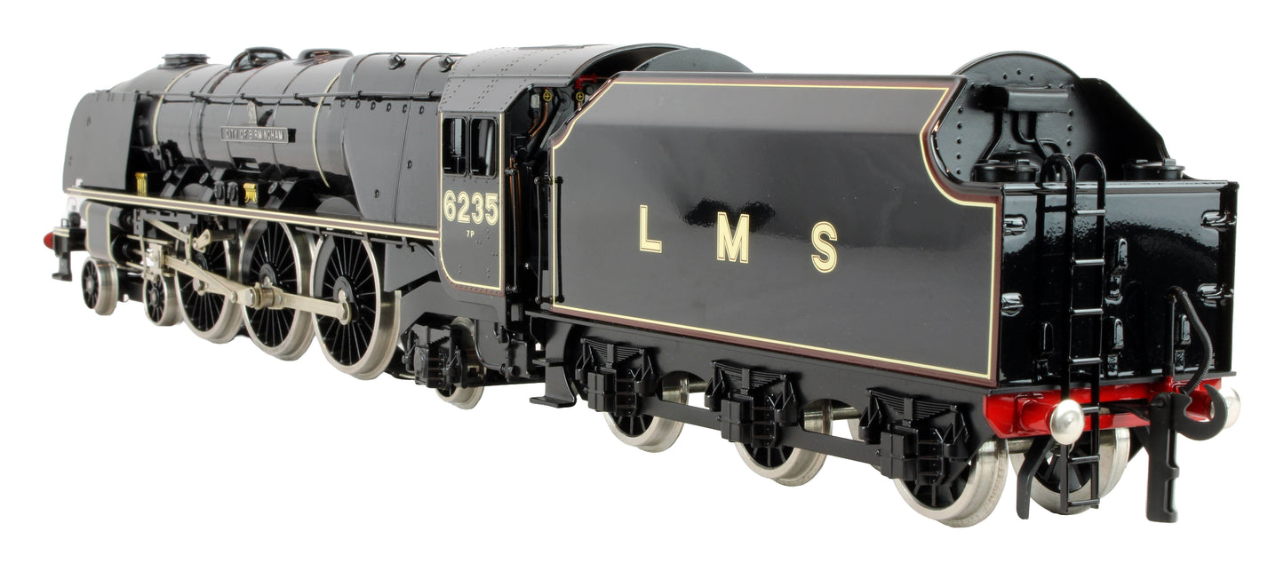 Pre-Owned E12J LMS Black Duchess Class 4-6-2 Tender 6235 'City of Birmingham' Steam Locomotive