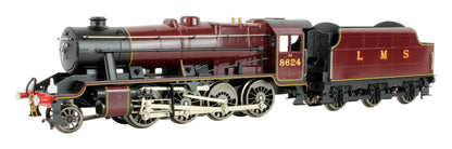 Pre-Owned E38A LMS Lined Maroon Class 8F 2-8-0 Tender '8624' Steam Locomotive