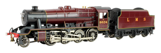 Pre-Owned E38A LMS Lined Maroon Class 8F 2-8-0 Tender '8624' Steam Locomotive