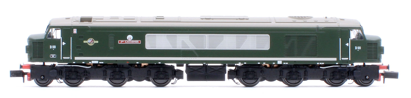 948602 Class 45 D99 "3rd Carabinier" BR Green With Small Yellow Panels Diesel Locomotive - DCC Sound