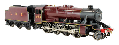 Pre-Owned E38A LMS Lined Maroon Class 8F 2-8-0 Tender '8624' Steam Locomotive