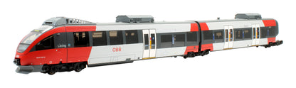 Pre-Owned 44072 is the ÖBB Class 4024 "Talent" 4-Car Electric Railcar Set
