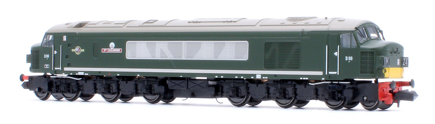 948602 Class 45 D99 "3rd Carabinier" BR Green With Small Yellow Panels Diesel Locomotive - DCC Sound