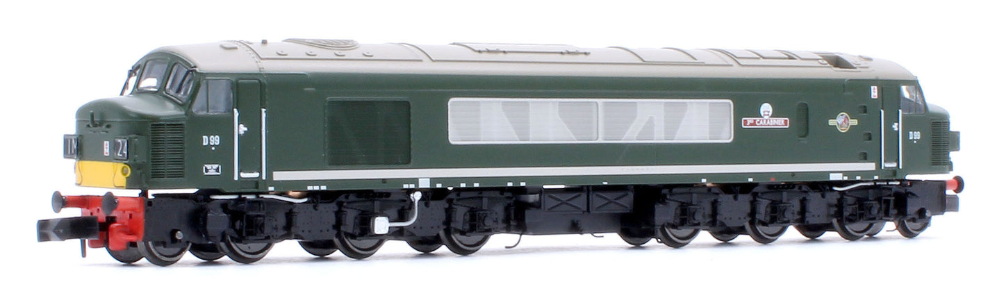 948602 Class 45 D99 "3rd Carabinier" BR Green With Small Yellow Panels Diesel Locomotive - DCC Sound