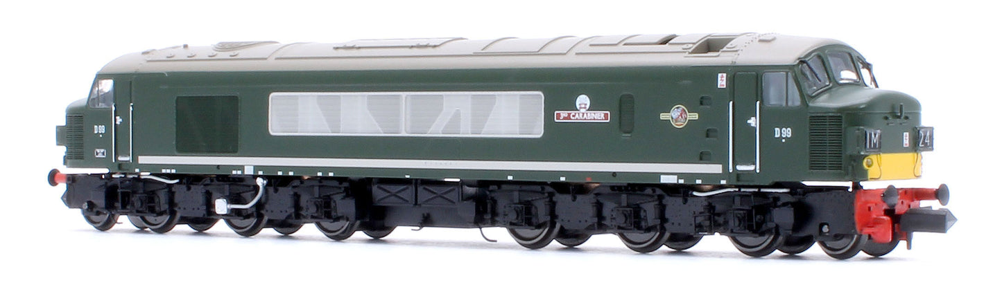 948602 Class 45 D99 "3rd Carabinier" BR Green With Small Yellow Panels Diesel Locomotive - DCC Sound